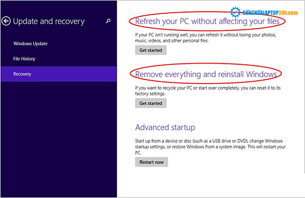 Bạn sẽ có hai phương án lựa chọn